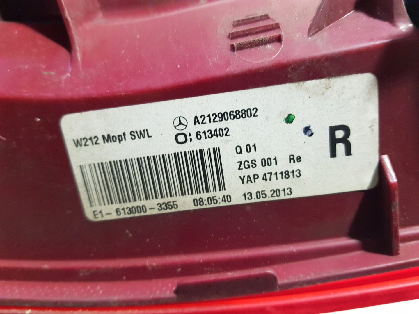 Mercedes-Benz E-Klasse W212 Rückleuchte A2129068802 Rearlamp - Thumbnail 11