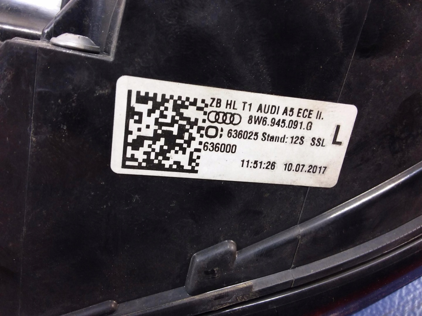 Audi A5 Rückleuchte Rearlamp - Thumbnail 3