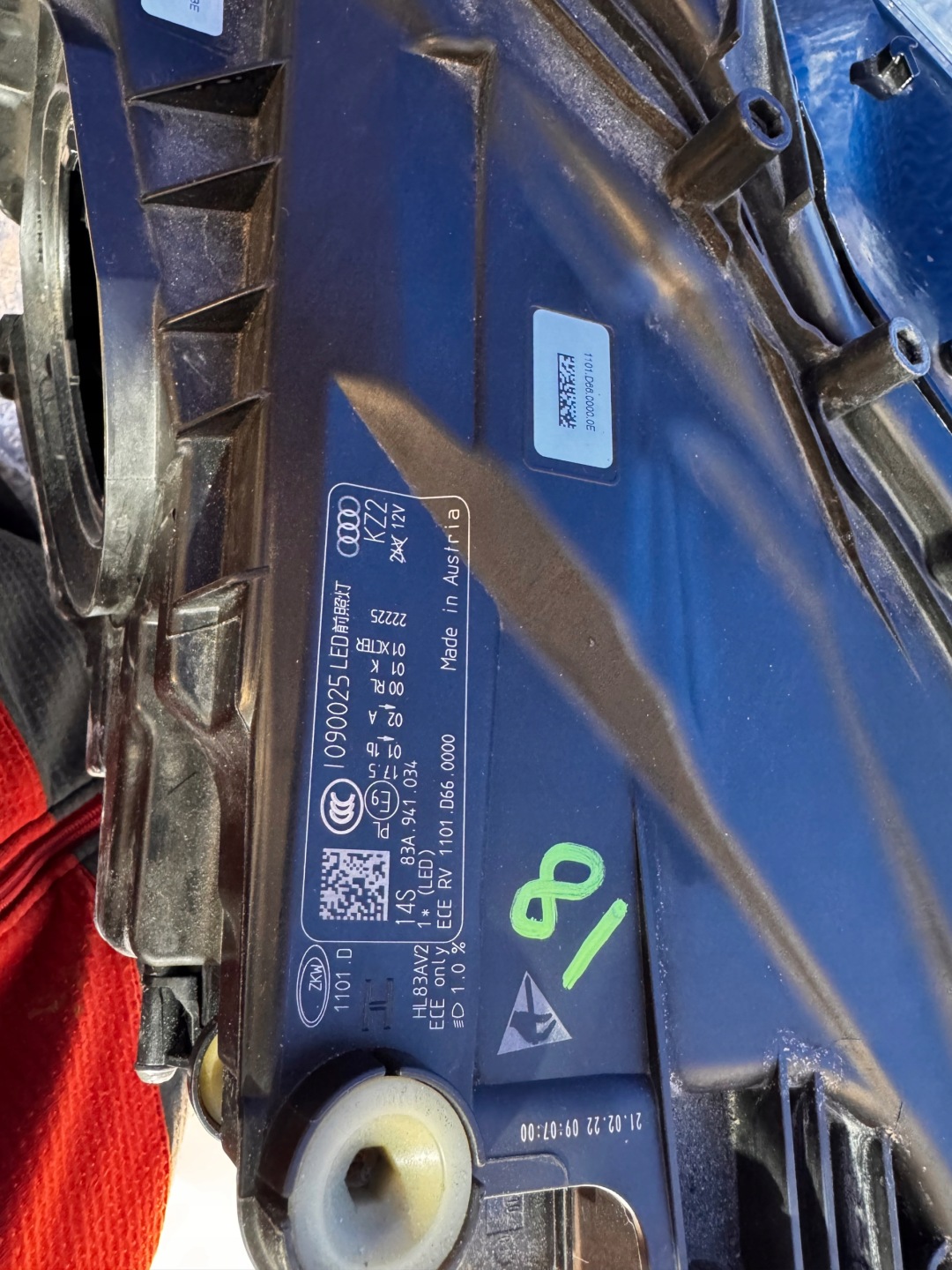 Frontscheinwerfer Audi Q3 83A941034M0 LED Rechts Scheinwerfer Headlight - Thumbnail 12