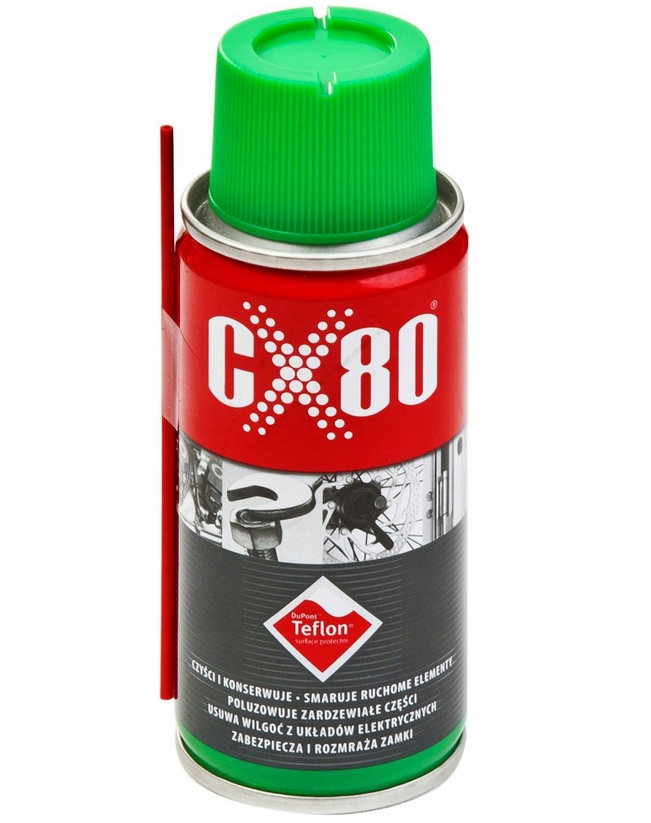 CX80 KONSERWUJĄCO NAPRAWCZY TEFLON 100ML WIELOFUNKCYJNY DUO-SPRAY CX-80 