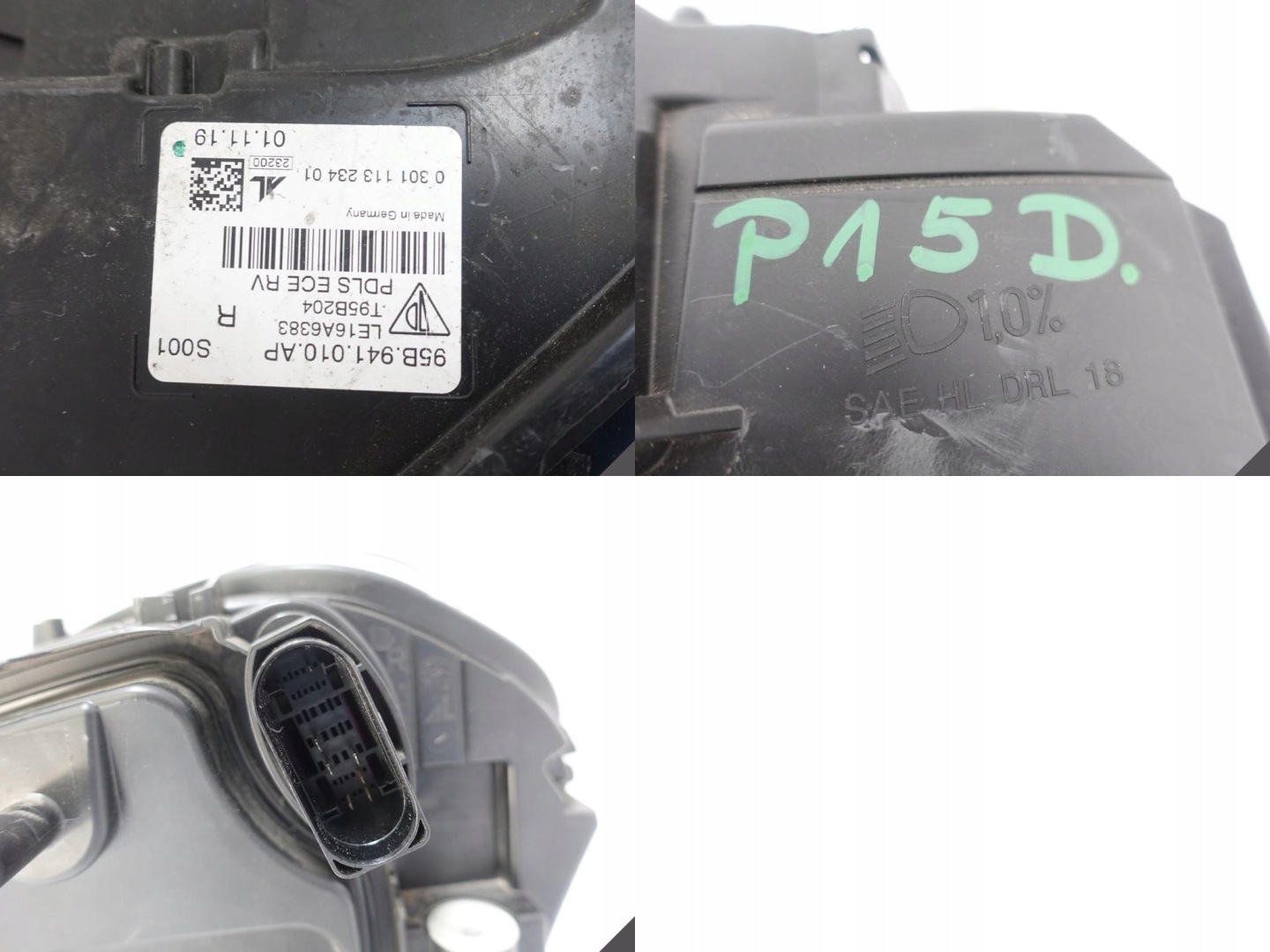 Frontscheinwerfer Porsche Macan 95B 95B941010AP LED Rechts Headlight - Thumbnail 12