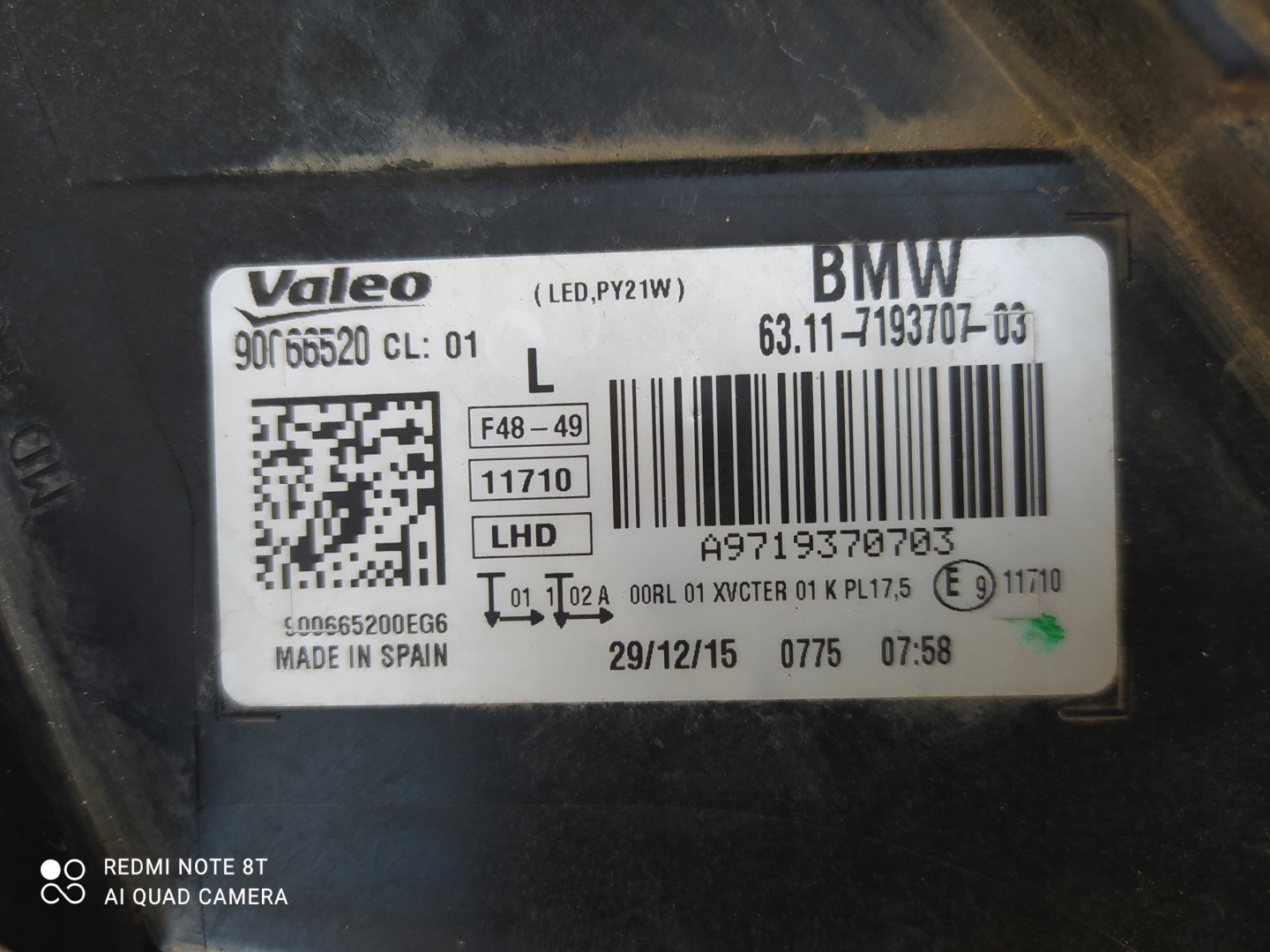 Frontscheinwerfer BMW X1 F48 7193707 LED Links Scheinwerfer Headlight - Thumbnail 7