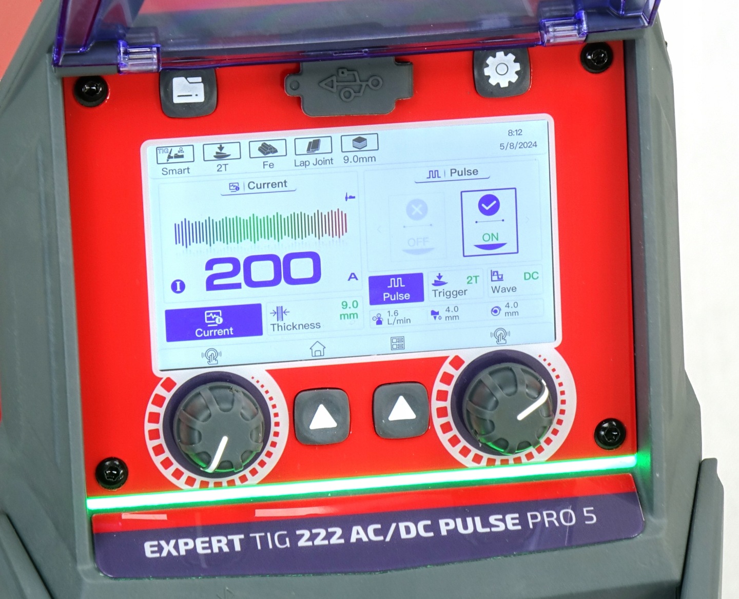 Spawarka IDEAL EXPERT TIG 222 AC/DC PFC Pulse Pro5 LCD W 230V 200A