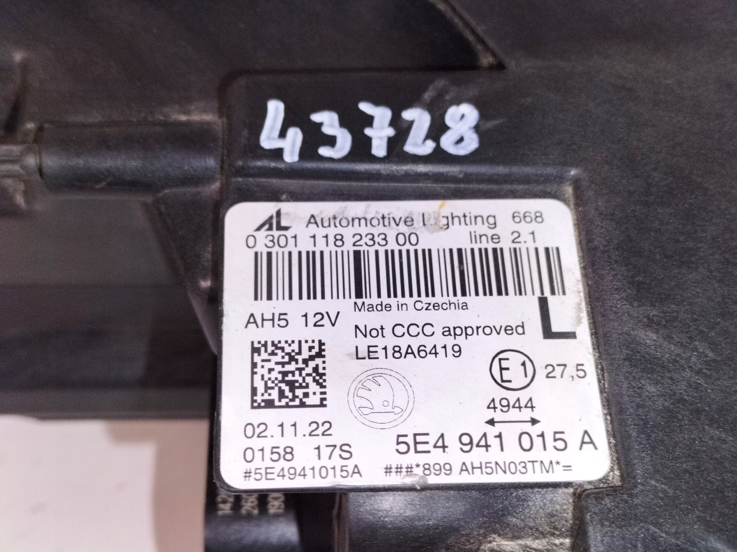Frontscheinwerfer Skoda Octavia 5E4 5E4941015A LED Links Scheinwerfer Headlight - Thumbnail 9