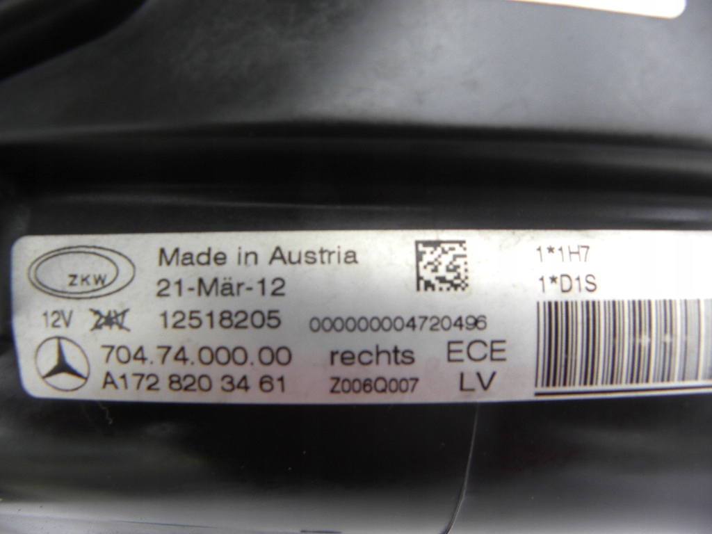 Frontscheinwerfer Mercedes-Benz SLK-Klasse W172 A1728203461 LED Links Headlight - Thumbnail 9