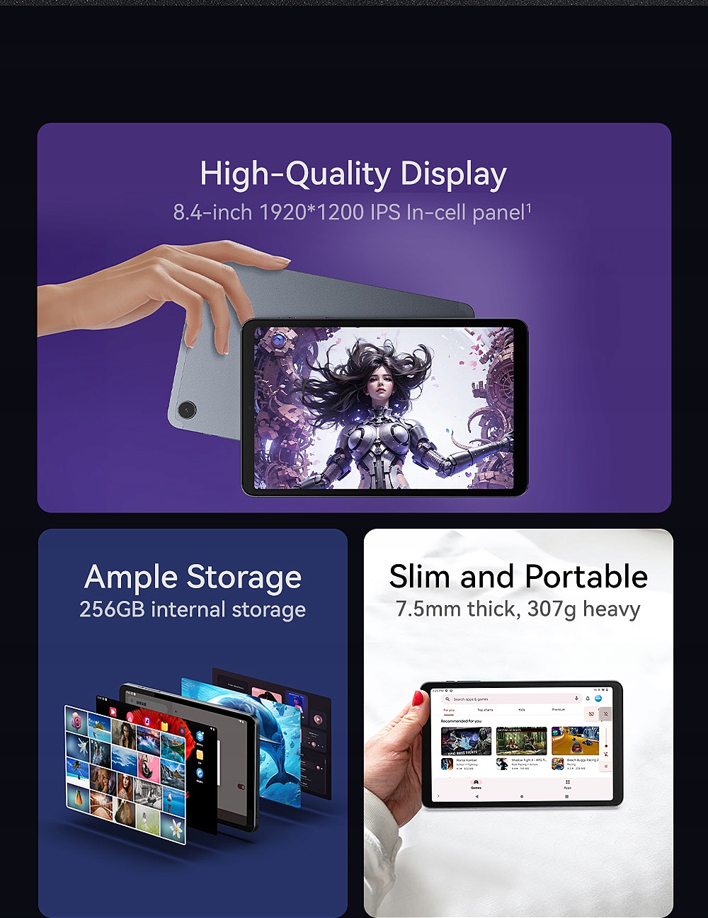 TABLET Alldocube iPlay 50 Mini Pro GPS 8GB+8GB/256GB 4G
