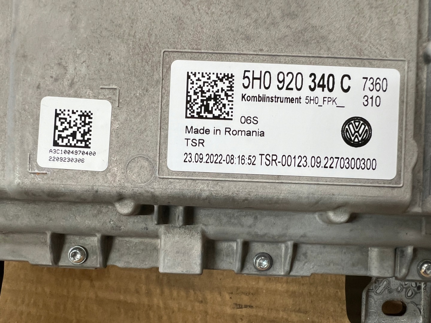 VW Golf VIII 5H0920340 Screen Kombiinstrument Tacho - Thumbnail 9