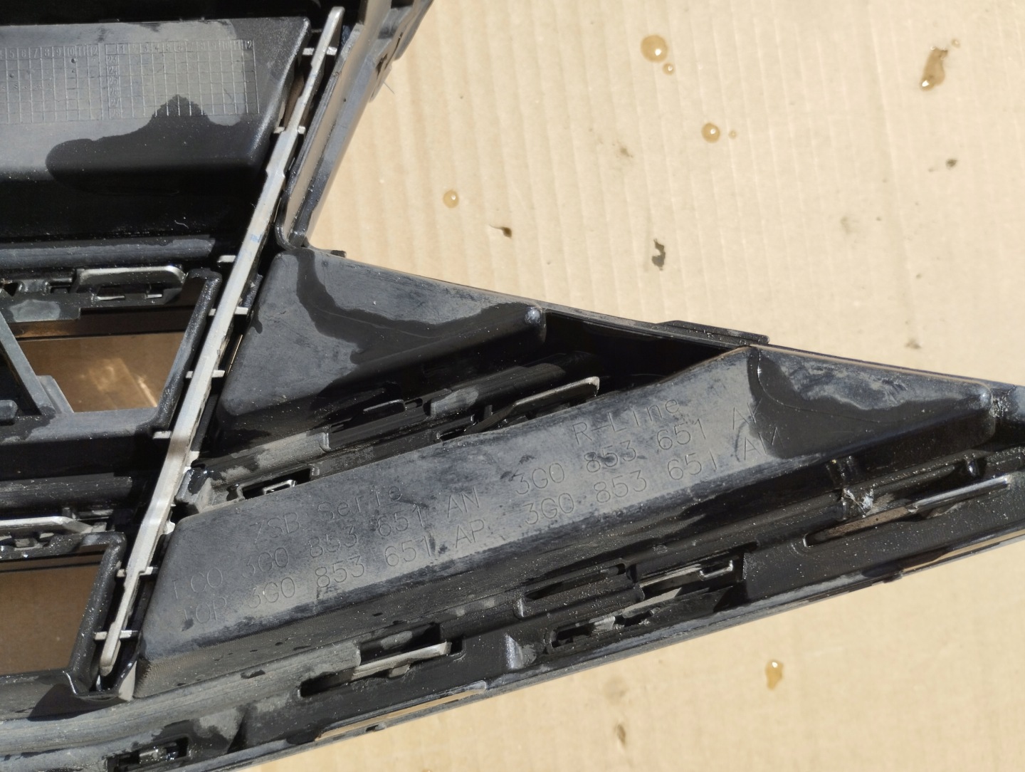 VW Passat B8 Kühlergrill FRONTGRILL Kühlergitter 201920233G - Thumbnail 8
