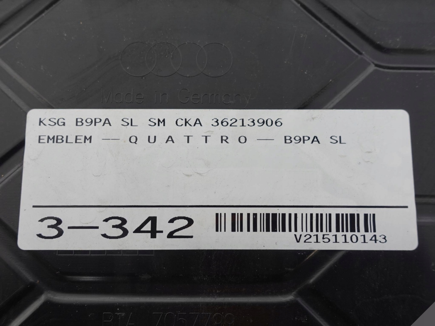 Audi A4 B9 Kühlergrill FRONTGRILL Kühlergitter 8W0853651DT - Thumbnail 11