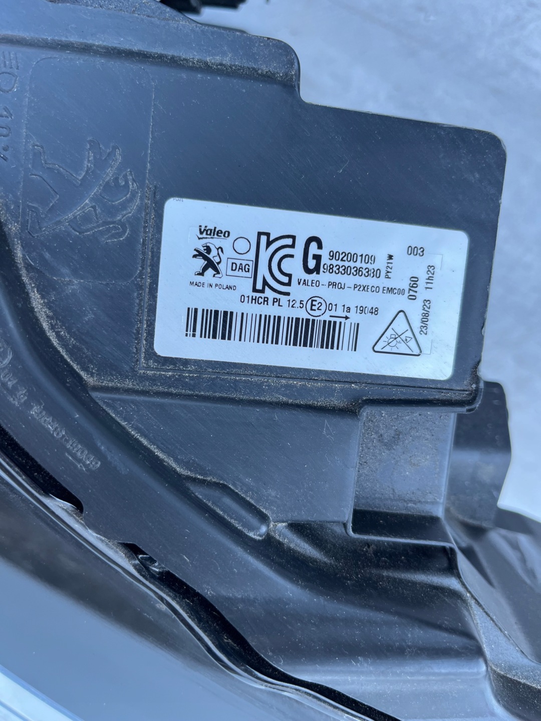 Frontscheinwerfer Peugeot 208 I 9833036380 LED Links Scheinwerfer Headlight - Thumbnail 8