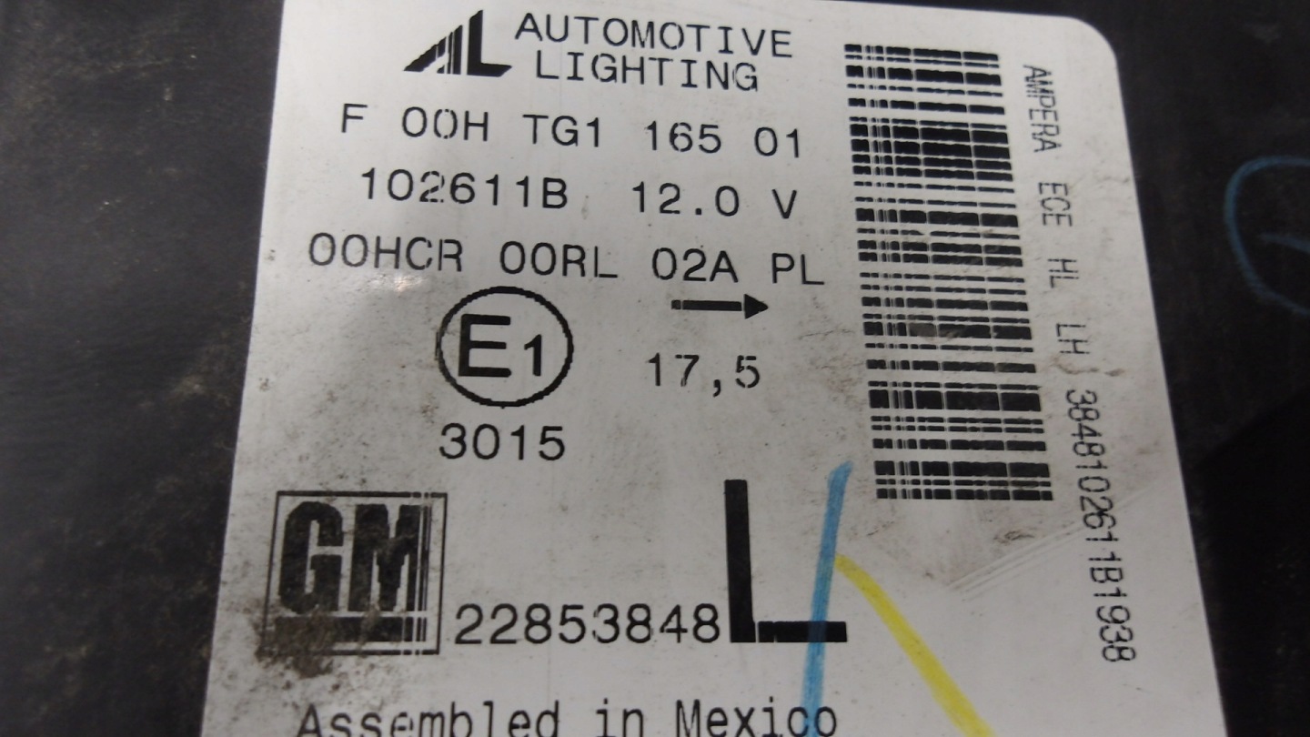 Frontscheinwerfer Opel Ampera 22853848 LED Links Scheinwerfer Headlight - Thumbnail 4