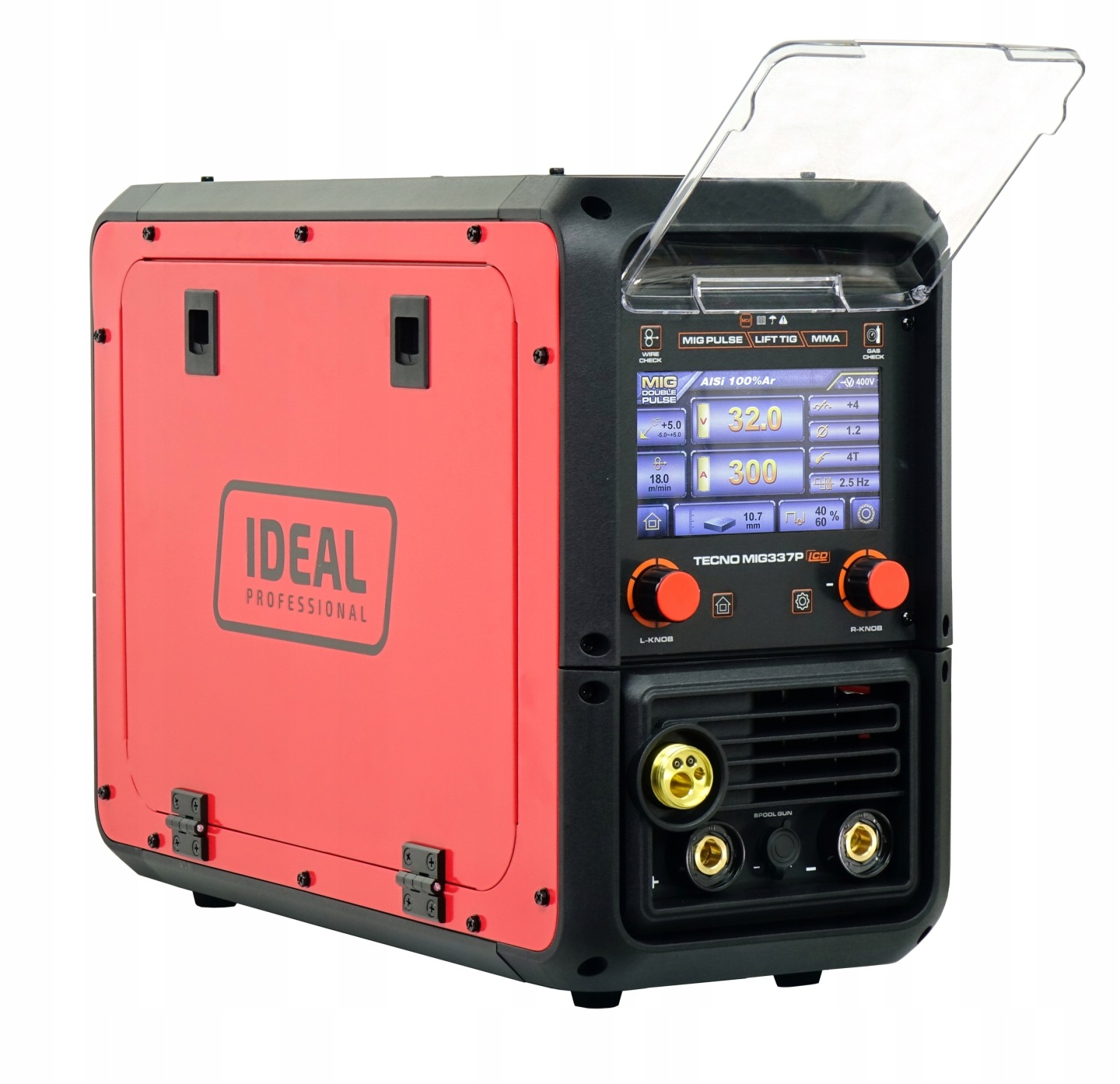 SPAWARKA IDEAL TECNO MIG 337 PULSE SYNERGIC LCD 400V 300A MAG