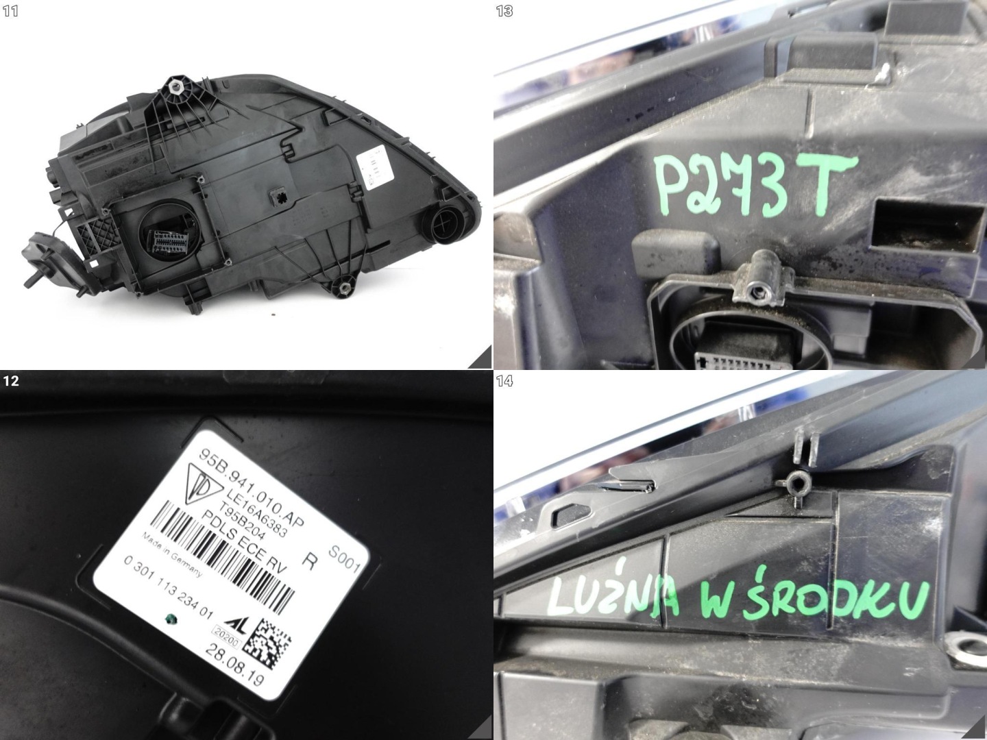Frontscheinwerfer Porsche Macan 95B Facelift LED Links Scheinwerfer Headlight - Thumbnail 12