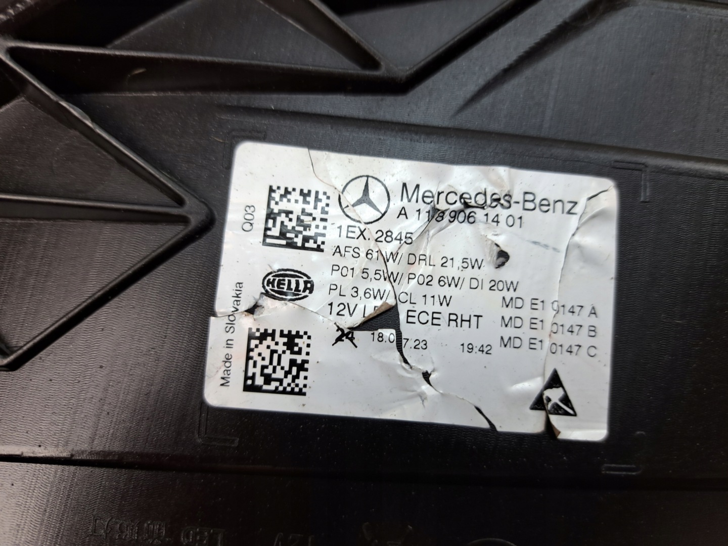 Frontscheinwerfer Mercedes-Benz CLA C118 A1189061401 Multibeam LED Links Headlight - Thumbnail 10