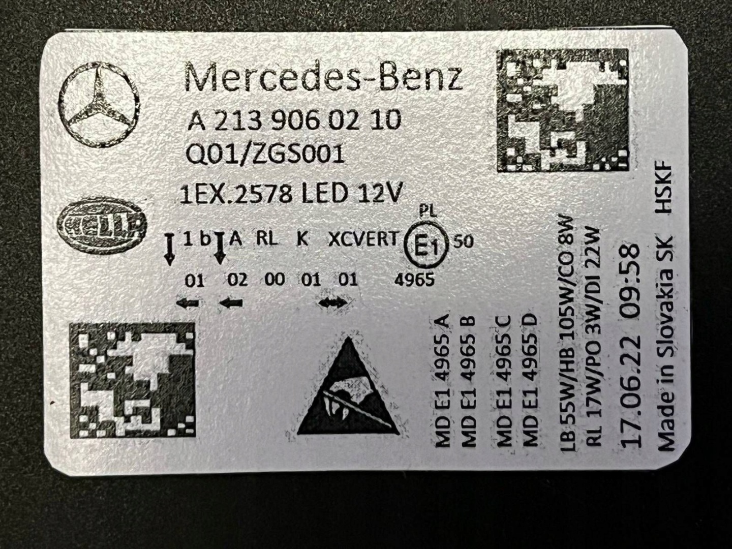 Frontscheinwerfer Mercedes-Benz E-Klasse W213 A2139060210 LED Links Headlight - Thumbnail 8