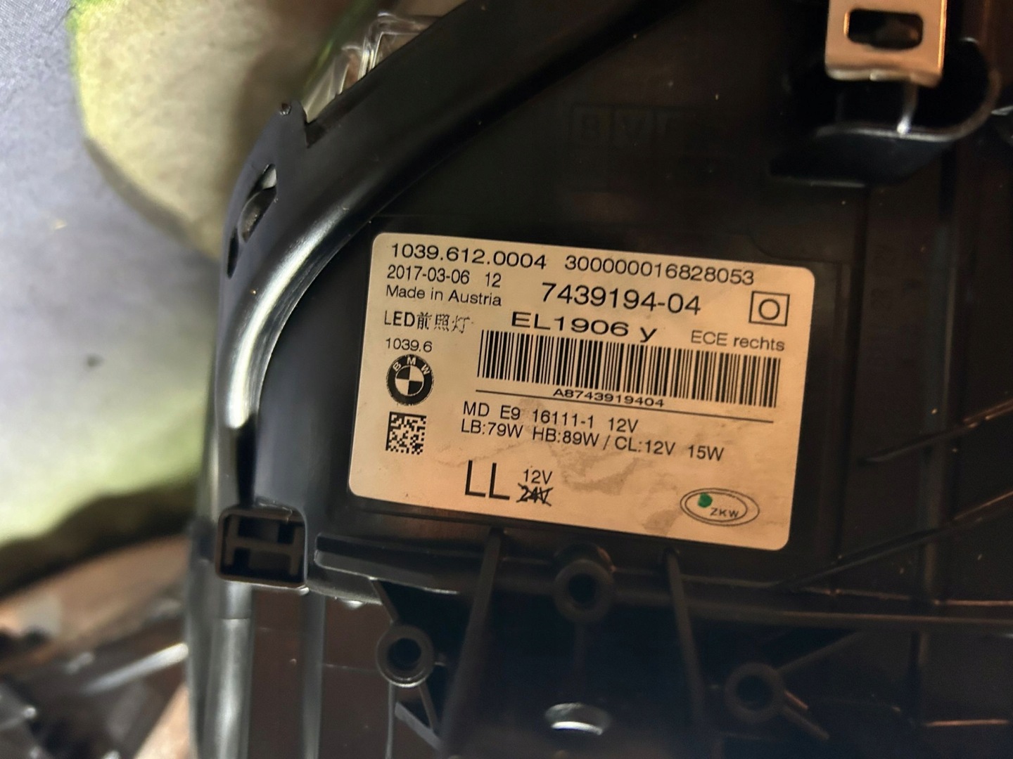 Frontscheinwerfer BMW 5 G31 4743919 LED Links Scheinwerfer Headlight - Thumbnail 10