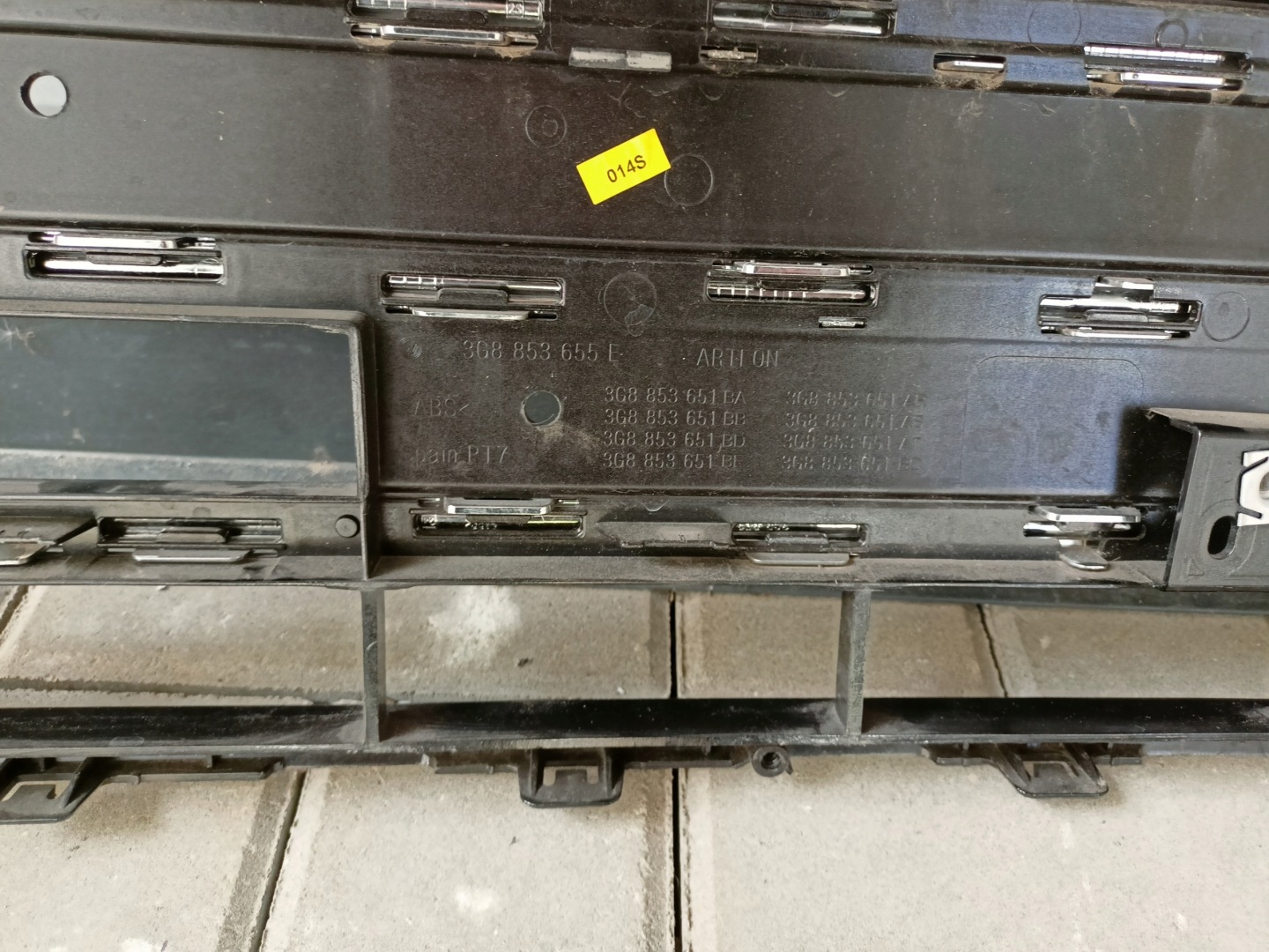 VW Arteon 3H Kühlergrill FRONTGRILL Kühlergitter 3G6853655E - Thumbnail 8