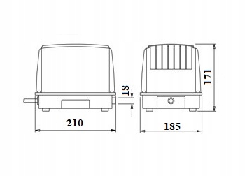 SPRĘŻARKA, KOMPRESOR DMUCHAWA Charles Austen ET 80 &ndash; zdjęcie 2