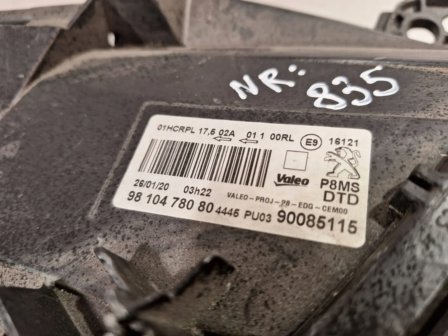 Frontscheinwerfer Peugeot 3008 9810478080 LED Rechts Scheinwerfer Headlight - Thumbnail 11