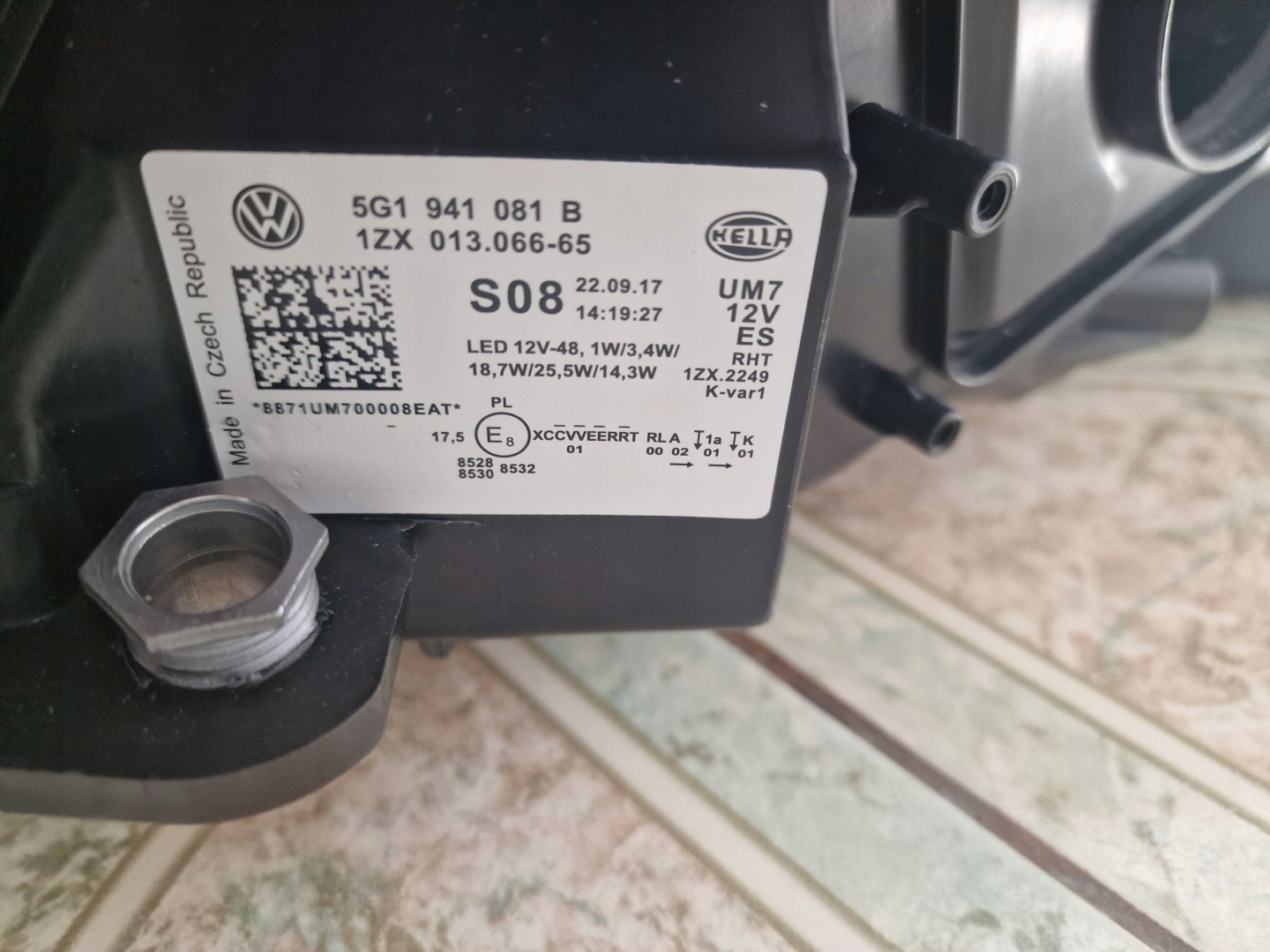 Frontscheinwerfer VW Golf V 5G1941082B Facelift LED Links Scheinwerfer Headlight - Thumbnail 7