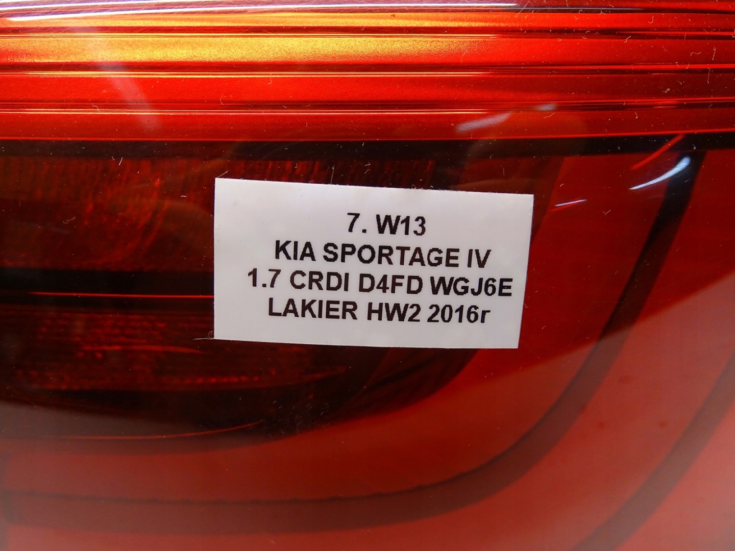 Kia Sportage JA Rückleuchte Rearlamp - Thumbnail 7