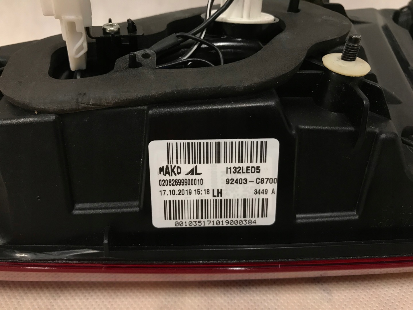 Hyundai i20 PB Rückleuchte 92403C8700 Rearlamp - Thumbnail 5