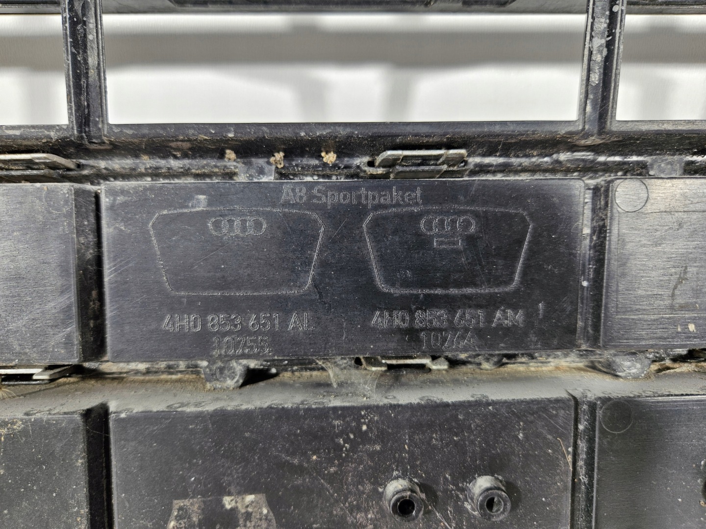 Audi A8 Kühlergrill FRONTGRILL Kühlergitter 4H0853651AM - Thumbnail 11