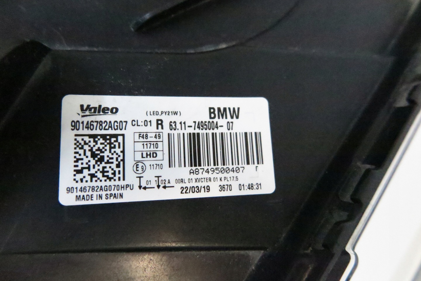 Frontscheinwerfer BMW X1 F48 7495004 LED Rechts Scheinwerfer Headlight - Thumbnail 9