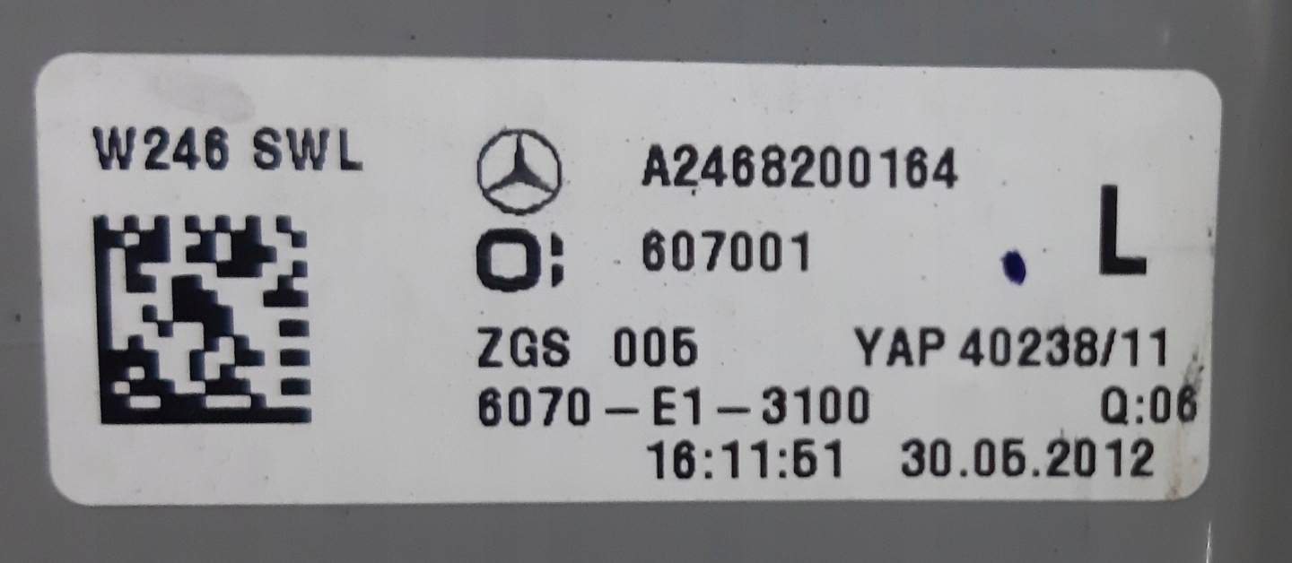 Mercedes-Benz B-Klasse W246 Rückleuchte A2468200164 Rearlamp - Thumbnail 11
