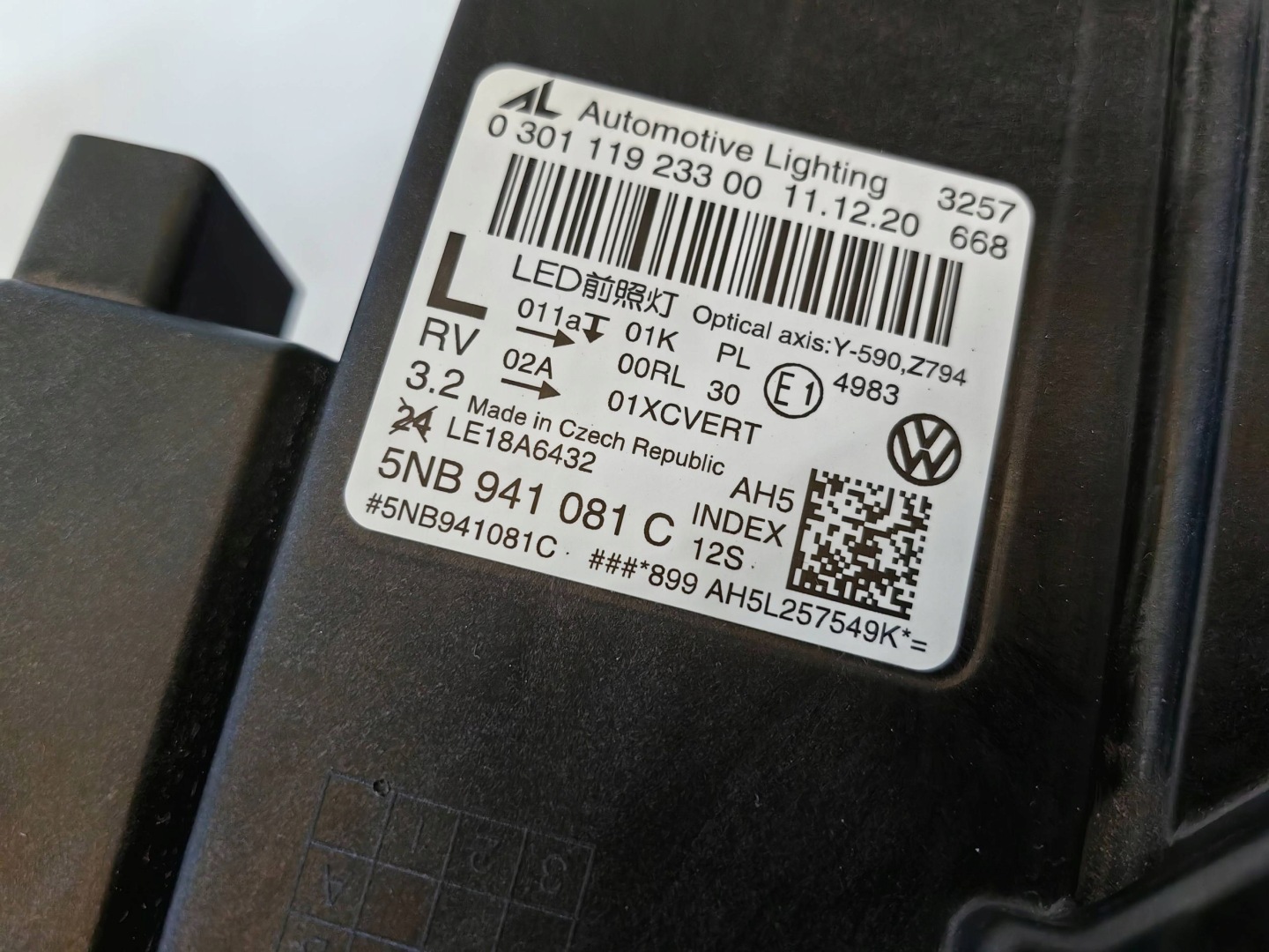 Frontscheinwerfer VW Tiguan Facelift LED Links Scheinwerfer Headlight - Thumbnail 7