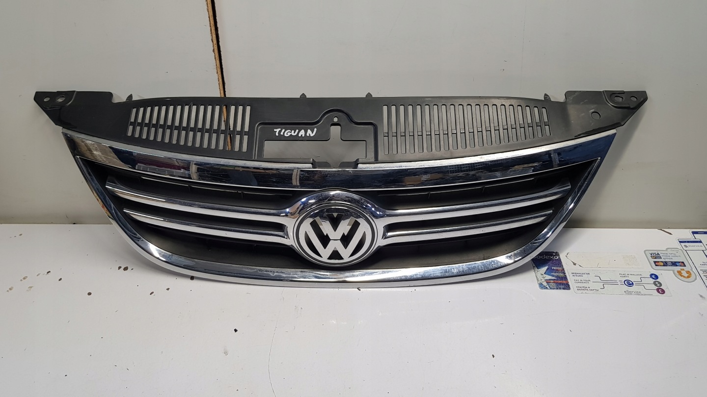 VW Tiguan Kühlergrill FRONTGRILL Kühlergitter 5N0853653A - Thumbnail 1