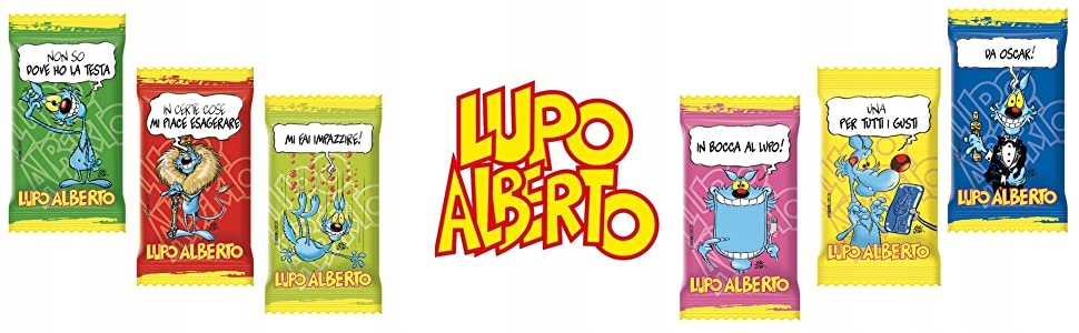 Cukierki gumowe Gelco caramelle Lupo Alberto 10 g - Pronto Italia