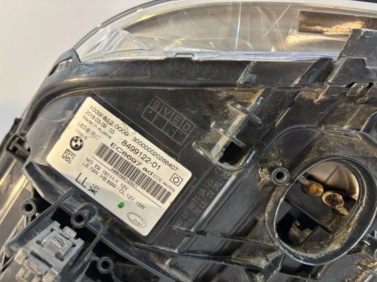 Frontscheinwerfer BMW 5 G31 8499122 LED ADAPTIVE Rechts Scheinwerfer Headlight - Thumbnail 10