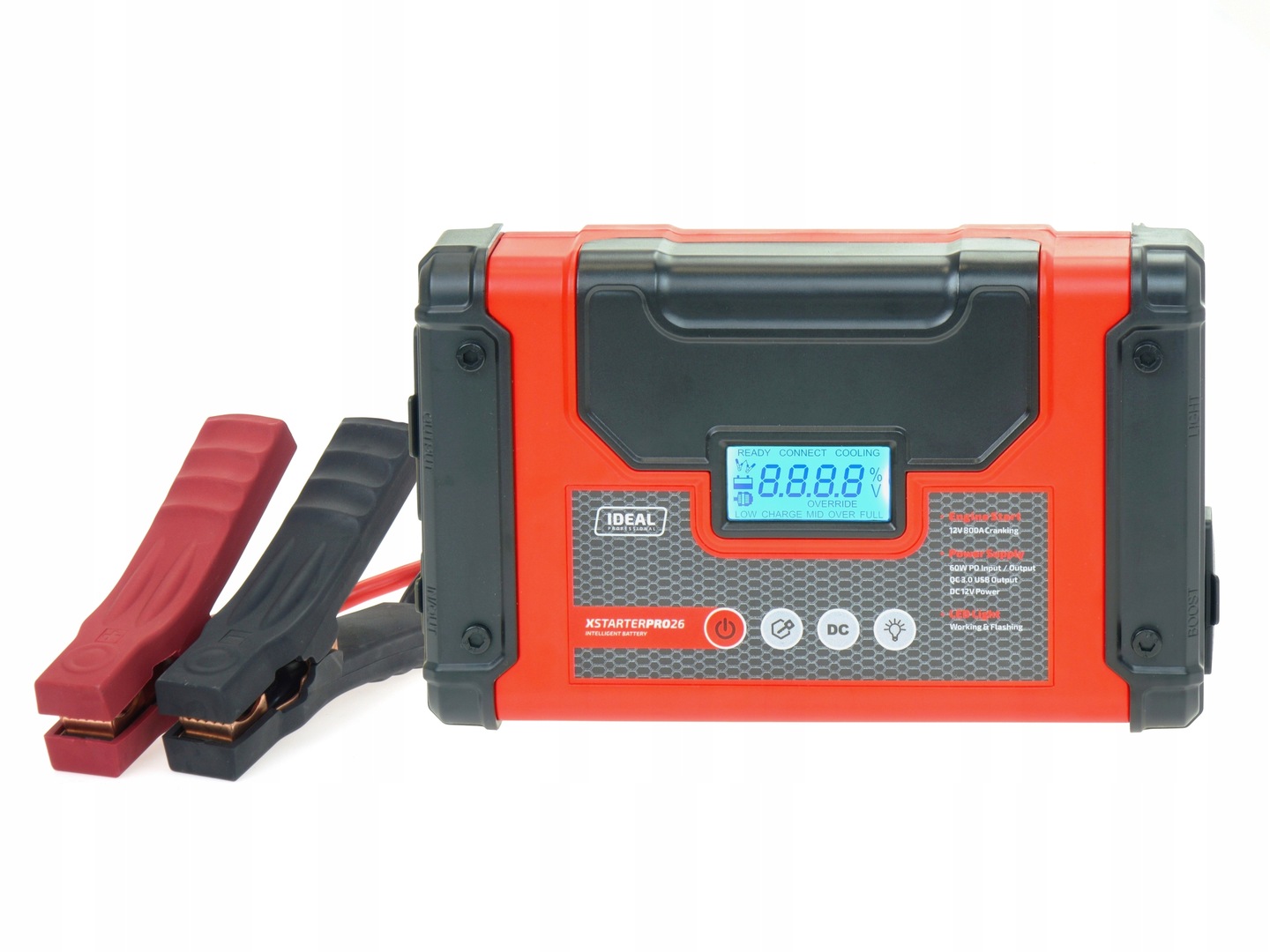 URZĄDZENIE ROZRUCHOWE  IDEAL X-STARTER 26 LiPo PRO POWERBANK LATARKA USB