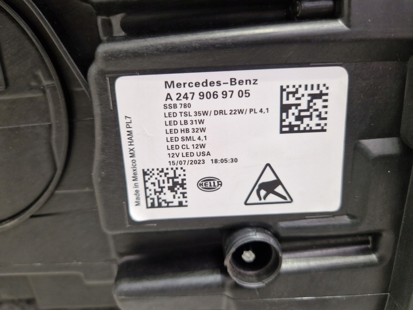 Frontscheinwerfer Mercedes-Benz GLB W247 A2479069705 Multibeam LED Links Headlight - Thumbnail 9