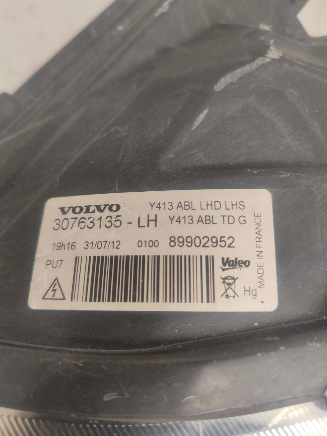 Frontscheinwerfer Volvo XC60 30763135 Xenon Links Scheinwerfer Headlight - Thumbnail 11