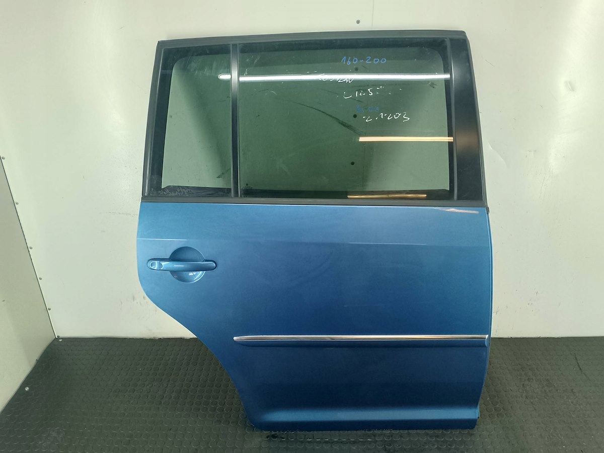 VW Touran I Tür Hinten Rechts Door Porta Porte - Thumbnail 1