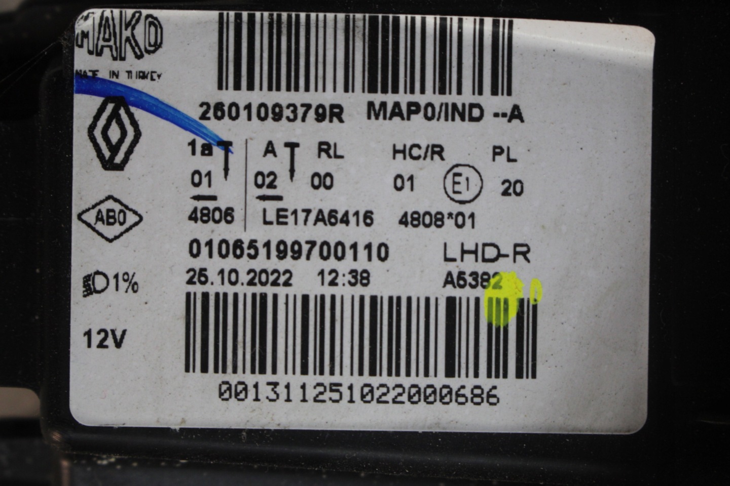 Frontscheinwerfer Renault Clio X98 260109379R LED Rechts Scheinwerfer Headlight - Thumbnail 10