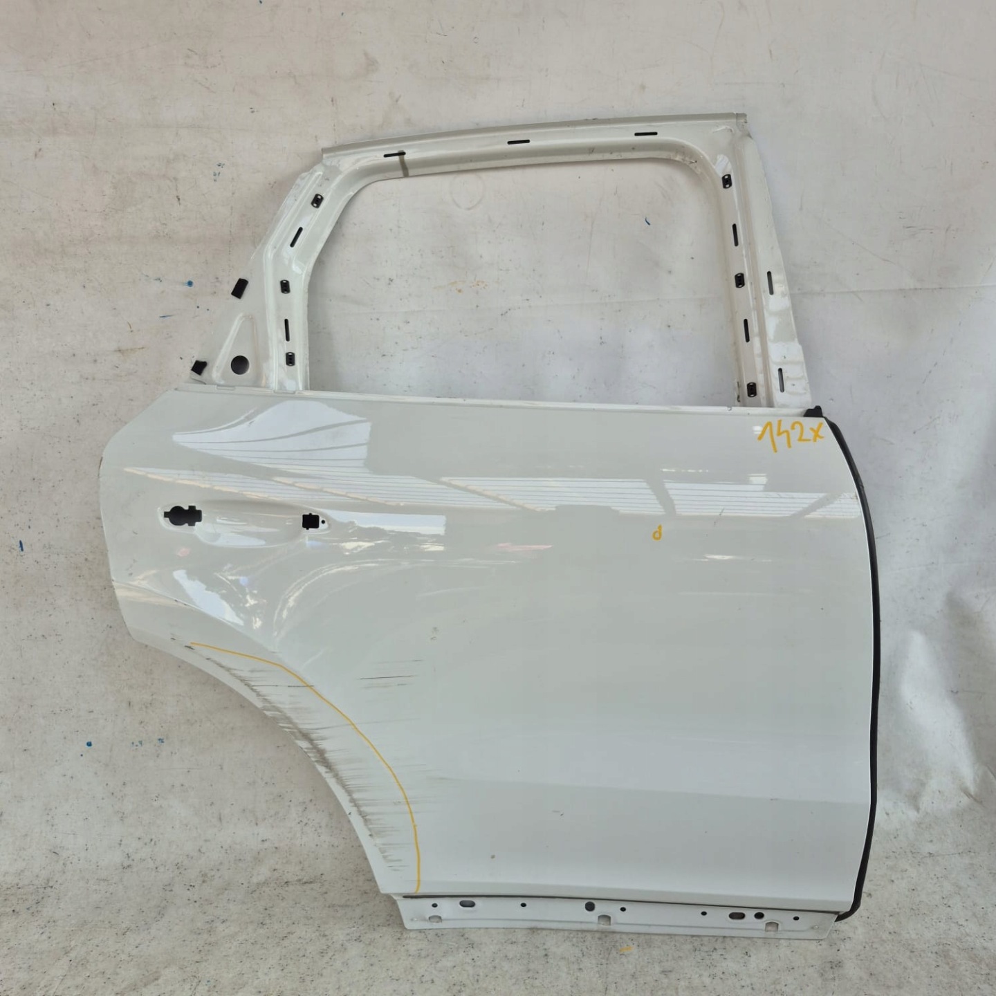 Porsche Cayenne 9YA Tür Hinten Rechts Door Porta Porte - Thumbnail 1