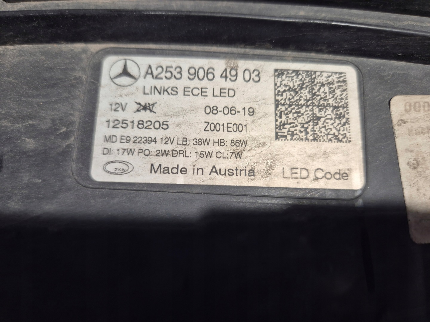 Frontscheinwerfer Mercedes-Benz GLC W253 A2539064903 Multibeam LED Links Headlight - Thumbnail 5