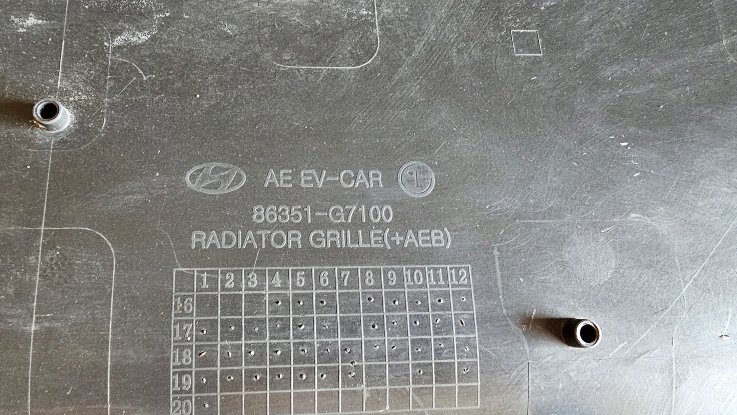 Hyundai IONIQ AE Kühlergrill FRONTGRILL Kühlergitter 86351G7100 - Thumbnail 11