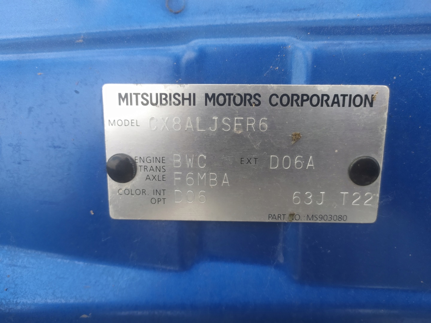 Motorhaube Mitsubishi Lancer CY0 Bonnet Hood - Thumbnail 10