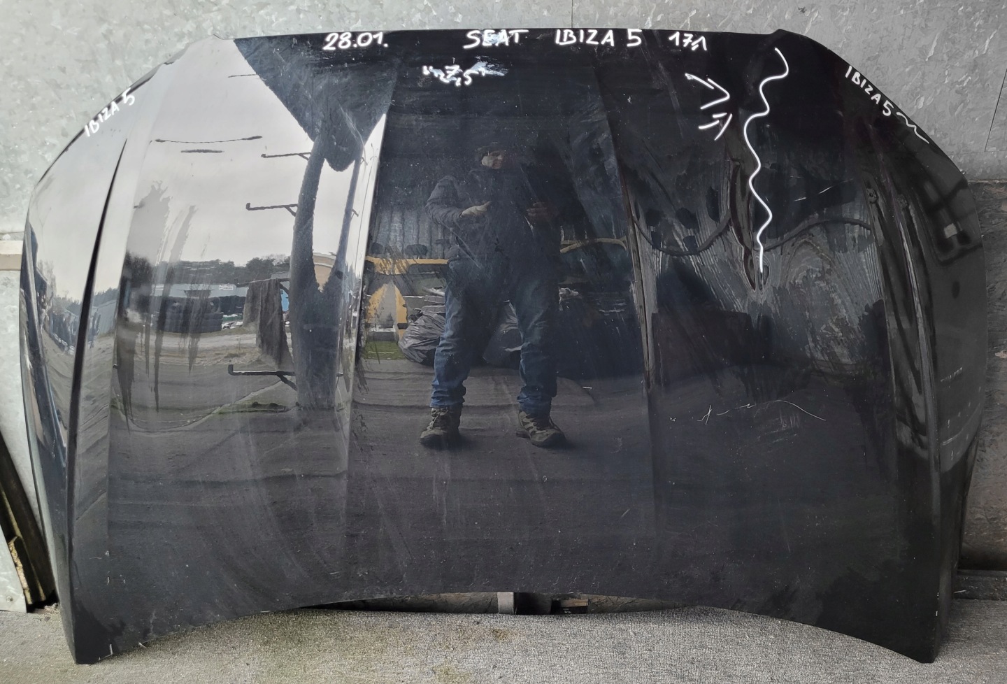 Motorhaube SEAT Ibiza 6P Bonnet Hood - Thumbnail 1