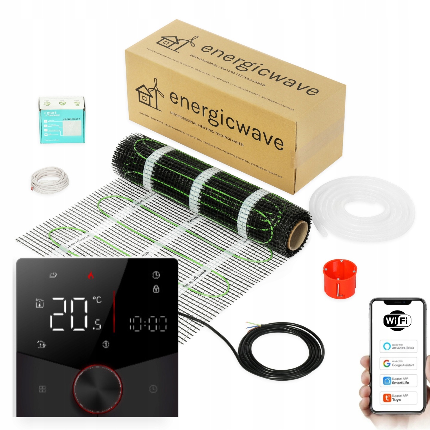 Zestaw mata grzewcza z termostatem AI