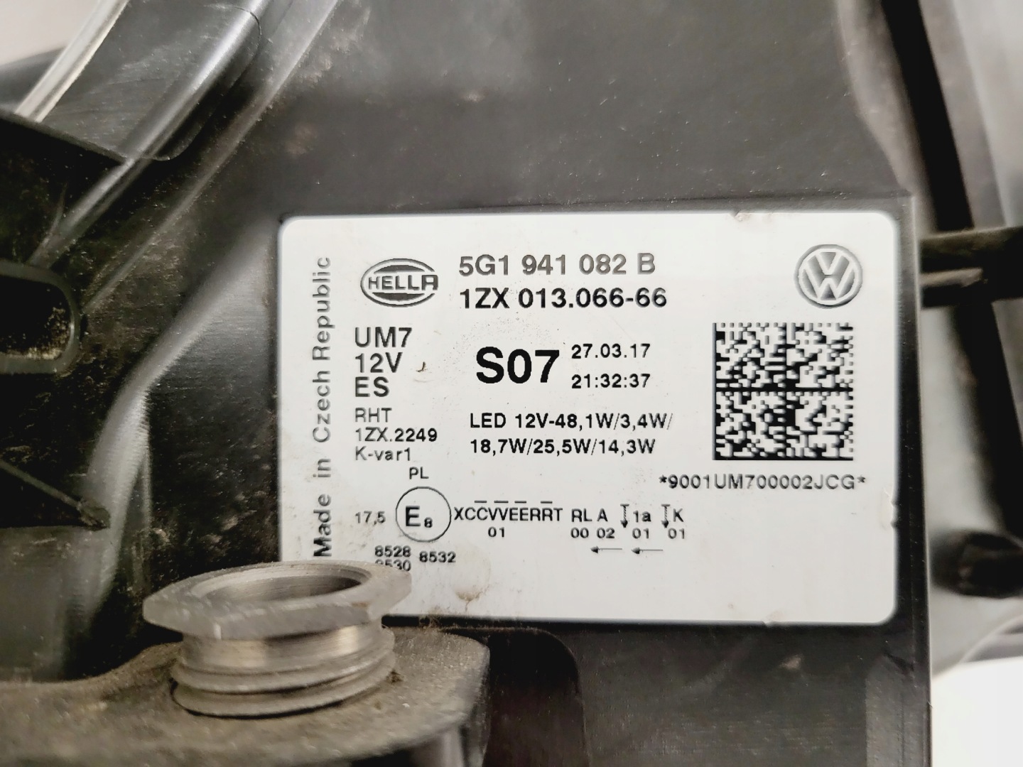 Frontscheinwerfer VW Golf V 5G1941082BV LED Links Scheinwerfer Headlight - Thumbnail 8