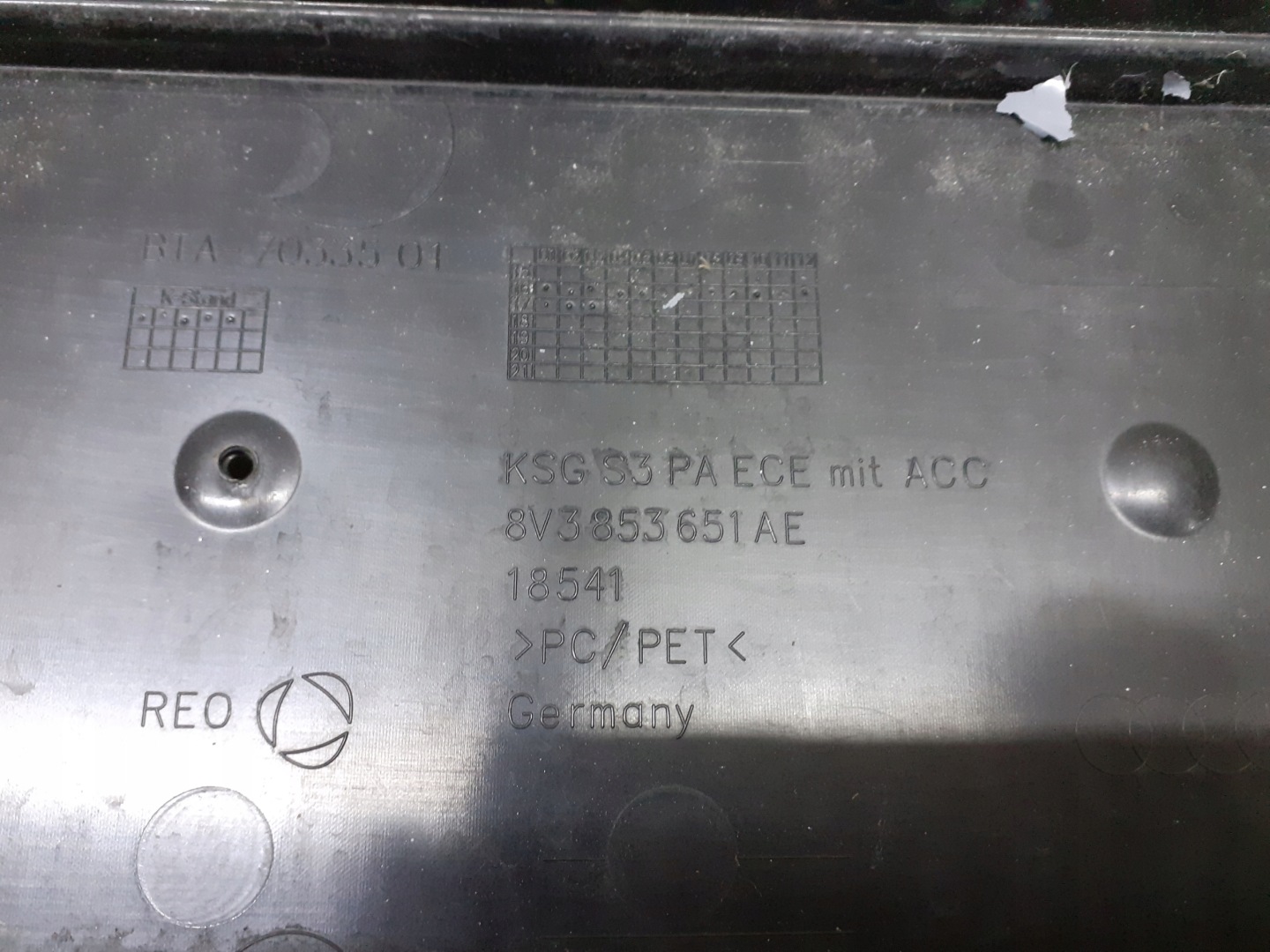 Audi 8V3 Kühlergrill FRONTGRILL Kühlergitter 8V3853651AE - Thumbnail 9
