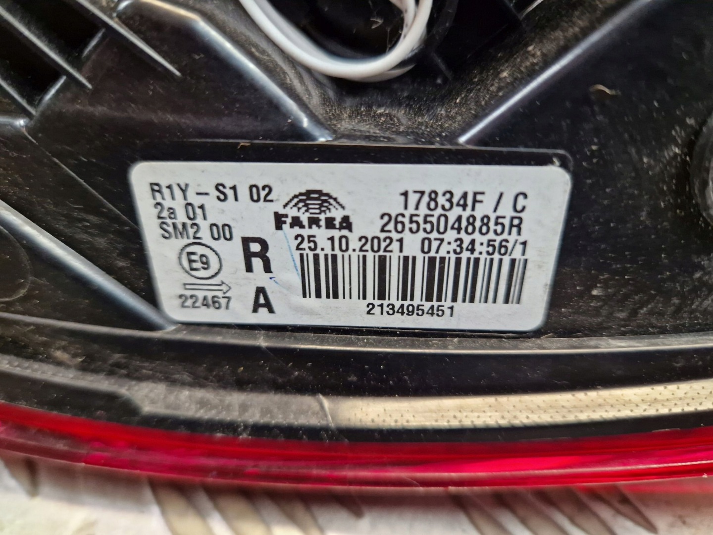 Renault Clio X98 Rückleuchte 265504885R Rearlamp - Thumbnail 3