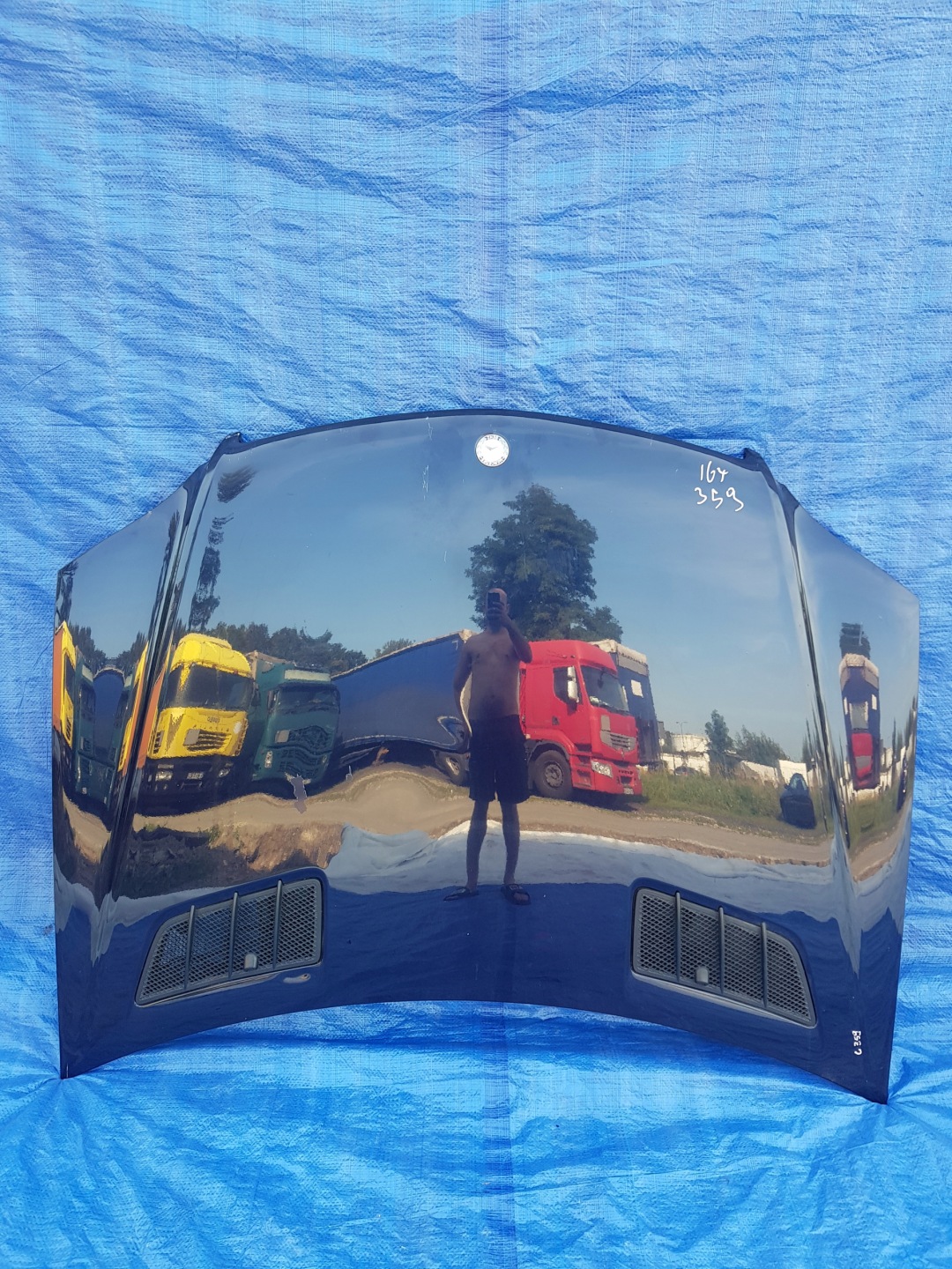 Motorhaube Mercedes-Benz M-Klasse W164 Bonnet Hood - Thumbnail 1