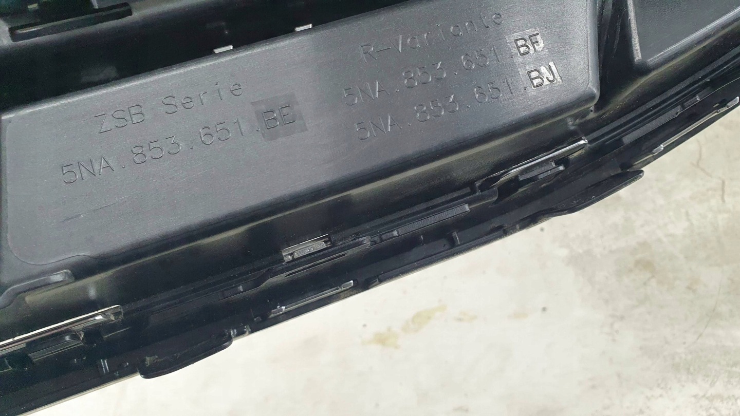 VW Tiguan Kühlergrill FRONTGRILL Kühlergitter 5NA853651BE - Thumbnail 12