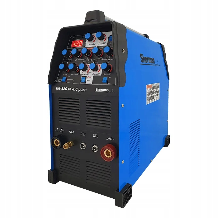 Spawarka TIG SHERMAN 320 AC/DC PULSE 320A 400V HF DO ALUMINIUM INWERTOR